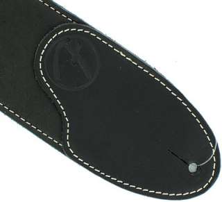 The Fender 3 Custom HQ Leather Guitar Strap is ultra soft, top 