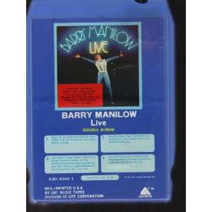   MANILOW Live Double Album 8 Track Cassette Cartridge 