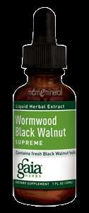 Wormwood Black Walnut Supreme 1 oz by Gaia Herbs  