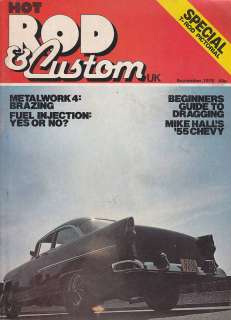 Hot Rod & Custom UK Magazine, Sept 1978  