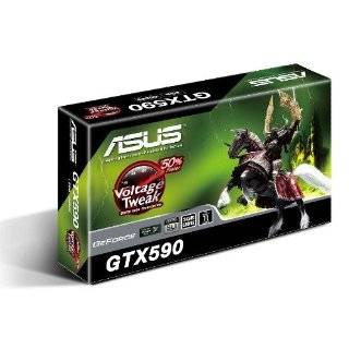 ASUS GeForce GTX 590 (Fermi) 3072MB 768 bit GDDR5 PCI Express 2.0 x16 