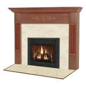  Viceroy R Flush Fireplace Mantel in Medium Provincial 