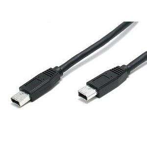  FireWire Cable. 6FT 6PIN TO 6PIN FIREWIRE CABLE FW. Male FireWire 