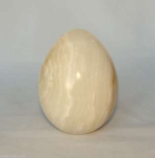 FROM PAKISTAN GENUINE ONYX MARBLE EGG HAND CARVED NEW  