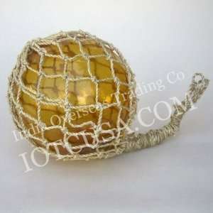   HANDTOOLED HANDCRAFTED GLASS FISHING FLOAT