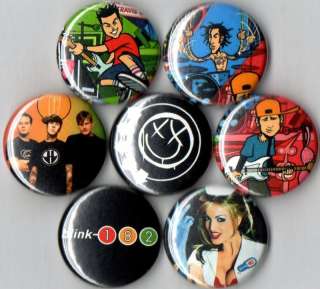 Blink 182 7 pins buttons badges takeoff dude ranch new  