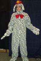 Adult Open faced Dalmation Dog Costume, Fireman  