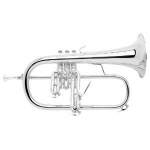   Stradivarius Professional Bb Flugelhorn in Silver Musical Instruments