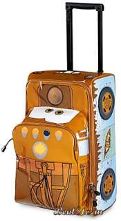   Store Exclusive Cars 2 Tow Mater Truck Rolling Luggage Suitcase NWT