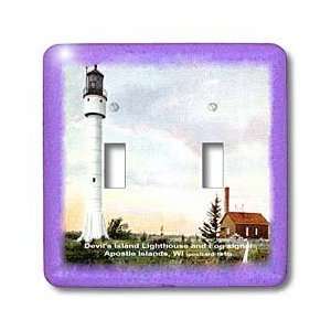   Lighthouse and Fog signal   Light Switch Covers   double toggle switch