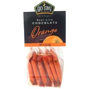 Go Raw Orange Live Chocolate Truffles 6 Pieces, 1.8 Ounce  
