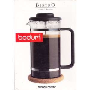  Bodum Bistro French Press No 1508 8 Cup Black Kitchen 