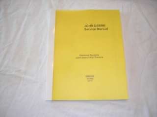 JOHN DEERE 50 60 70 520 620 Electrical Service Manual  