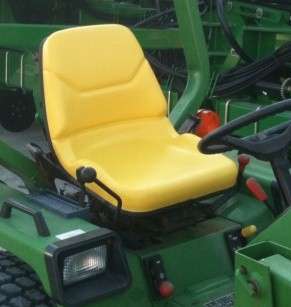 Brand new, unopened, uninstalled seat. Genuine John Deere product