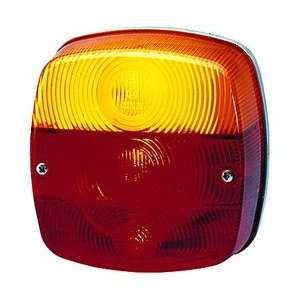 HELLA 002578707 2578 Series Red/Amber Stop/Turn/Tail/License Plate 