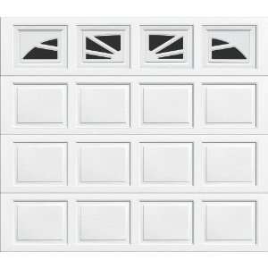  Wayne Dalton 8 x 7 9100 Series White Williamsburg Garage Door 