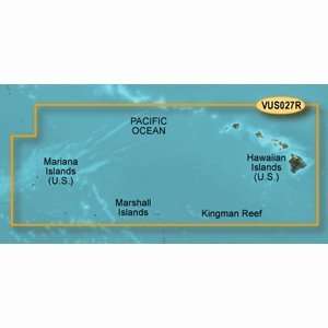  GARMIN VUS027R HAWAIIAN ISLAND MARIANA IS BLUECHART G2 