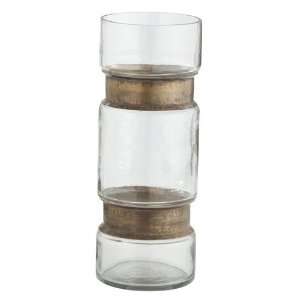  Arteriors Garrison Small Brass/Glass Vase