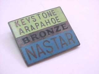 Vintge Ski Pin Bronze Keystone Nastar Arapahoe Colorado  