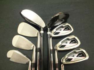  Hybrid Combo Mens Left Hand Iron Set with Taylormade Golf Ball  