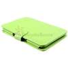 For Kindle 3 3G Keyboard Green+Light Blue Leather Folio Skin Case 
