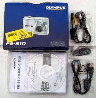 Manual/CD/Accesories for Olympus FE 310/X 840/C 530  