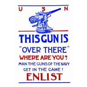 This gun is over there  Where are you? Man the guns of the Navy  Get 