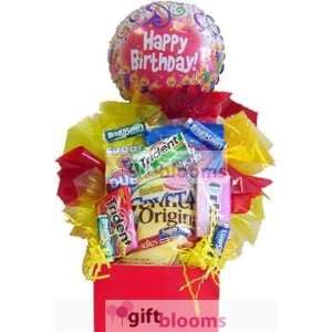  SUGAR FREE Candy Basket (Choose Your Balloon)