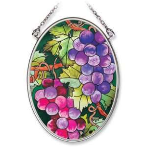   Fruit of the Vine Stained Glass Suncatcher by Amia