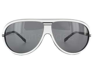 NEW Lacoste L620 S 105 White Grey L620S Aviator Sunglasses  