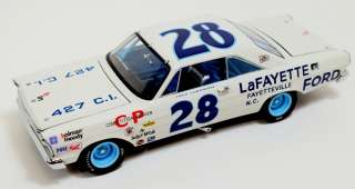 1965 Fred Lorenzen #28 Ford Galaxie 124 Scale Diecast by University 