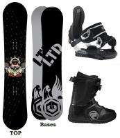 LTD TRANSITION Snowboard+Bindings+Flow Vega BOA Boots NEW Lamar 154 