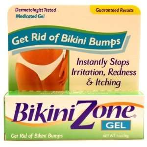 Bikini Zone Topical Analgesic 1 oz. Gel Irritation Relief (3 Pack 
