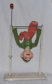 antique TIN toy ACROBAT large JIMMY WESTERN GERMANY arnold INT PATENT 