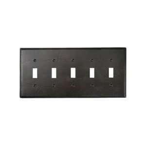  Hamilton 5 Switch Switchplate Cover, 8¼ inch W x 5 inch H 