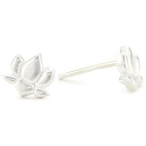Dogeared Jewels & Gifts Its The Little Things Silver Lotus Earrings