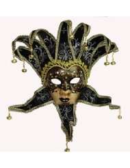   Masks with Black Collars and Bronze Pattern Mask Facial for Women