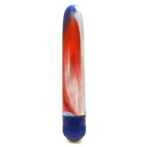   Free Silicone Red, White and Blue Multi Speed Lady Finger Vibrator