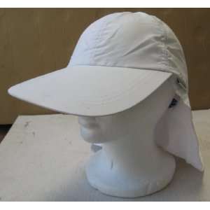  White Legionnaire Neck Cover Hat   Adjustable Strap   One 