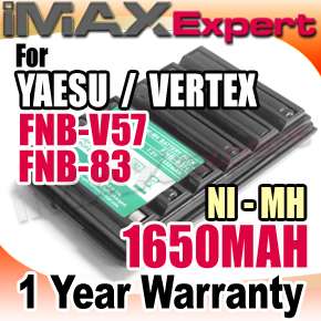 FNB V57 FNB 83 Battery for Yaesu Vertex VX 150 VX 210A VX 400 VX 800 