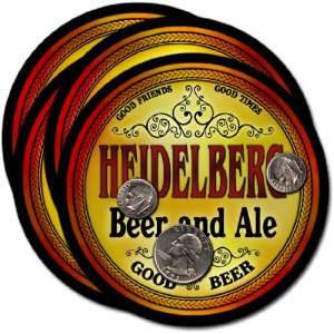  Heidelberg, PA Beer & Ale Coasters   4pk 