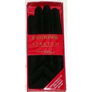  Isotoner Stretch Ladies Black Gloves
