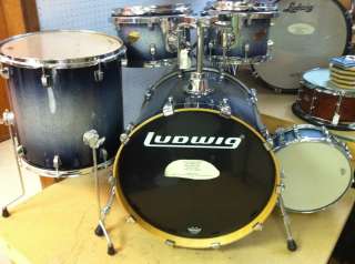 NEW Ludwig Accent CS Elite Series 5 Piece Fusion Plus Shell pack (Blue 