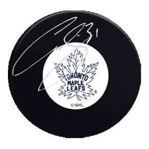  Curtis Joseph autographed Hockey Puck (Toronto Maple Leafs 