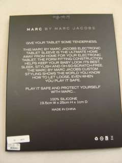 Marc Jacobs Black Neoprene Ipad Tablet Case NEW NWT $58  