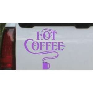 Hot Coffee Cafe Diner Business Car Window Wall Laptop Decal Sticker 