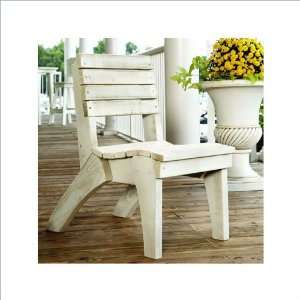  Distressed Canary Yellow Uwharrie Companion Dining Chair 
