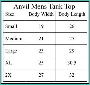 Blank Plain 100% Cotton Anvil MENS Tank Top S,M,L,XL,2X  