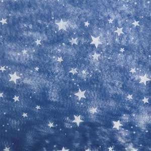  White Stars on Blue Gossamer 60 in. x 25 yds. Everything 