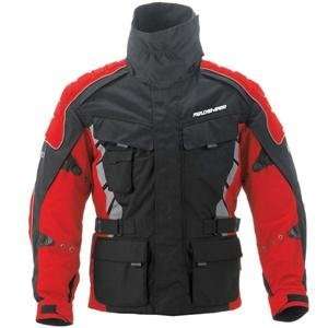  Fieldsheer Adventure Jacket   Large/Black/Red Automotive